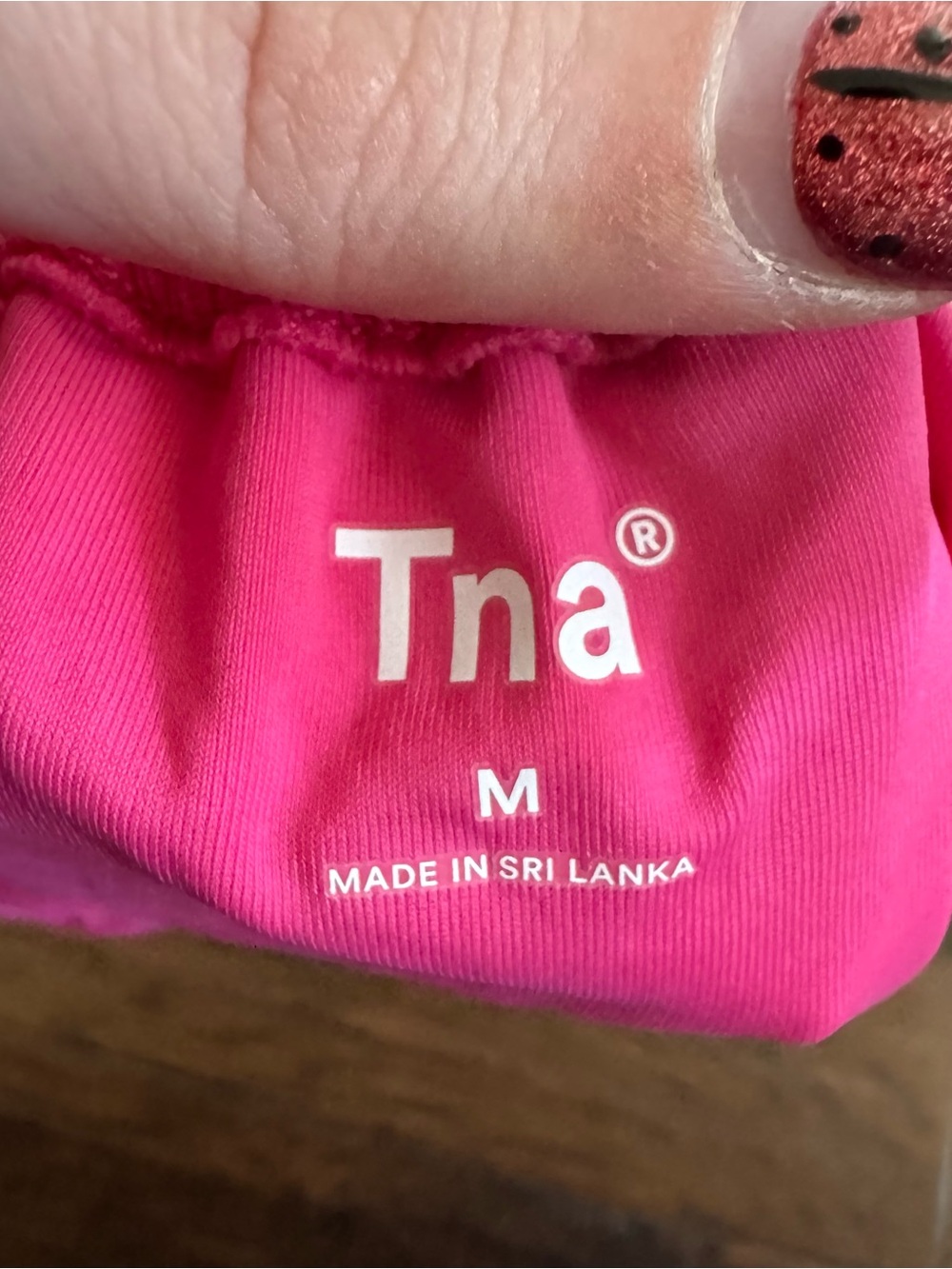 TNA Aritzia hot pink bikini swimsuit set - Picture 3 of 6